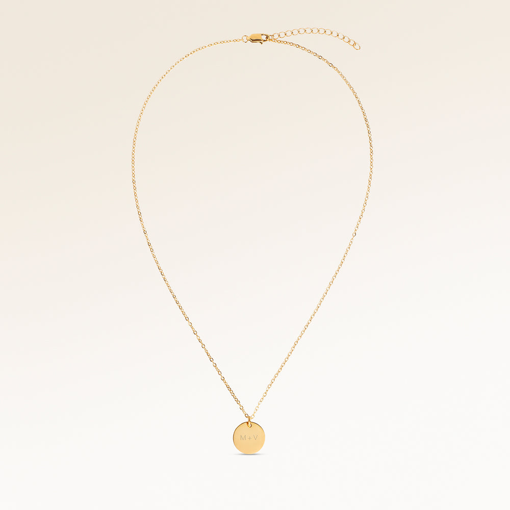 Vänskapshalsband - Cirkel Halsband (Guld & Silver)